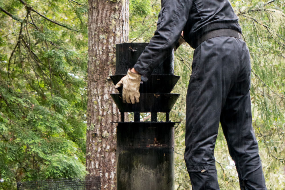 Chimney installation