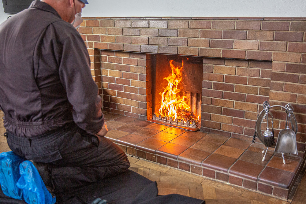 Ramoner une cheminée à gaz